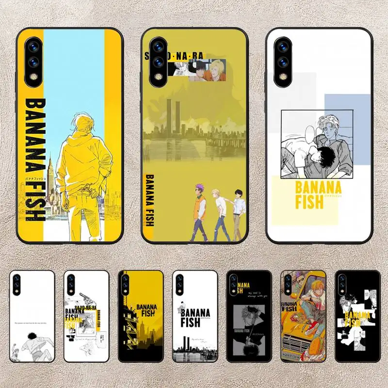 

Japan Anime Banana Fish Phone Case For Huawei G7 G8 P7 P8 P9 P10 P20 P30 Lite Mini Pro P Smart Plus Cove Fundas