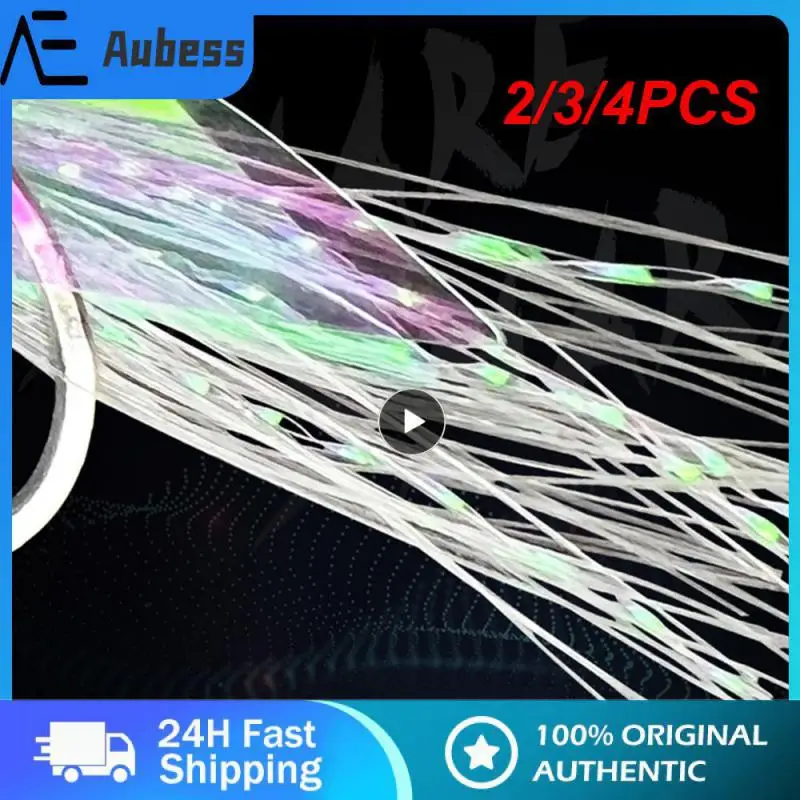 

2/3/4PCS Artificial Bait Hook Sharp Colorful Fake Bait Sea Fishing Fresh Water Fishing Durable String Hook Fishing Tackle