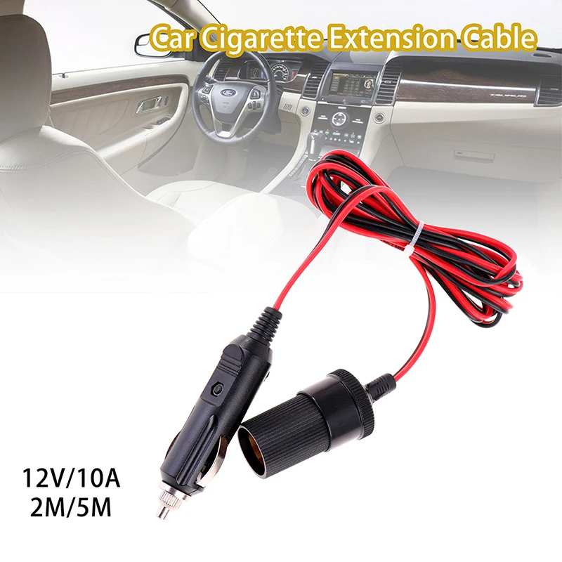 Cabo De extensión Para Carro 5m 12v, Cabo De extensión Para Isqueiro...