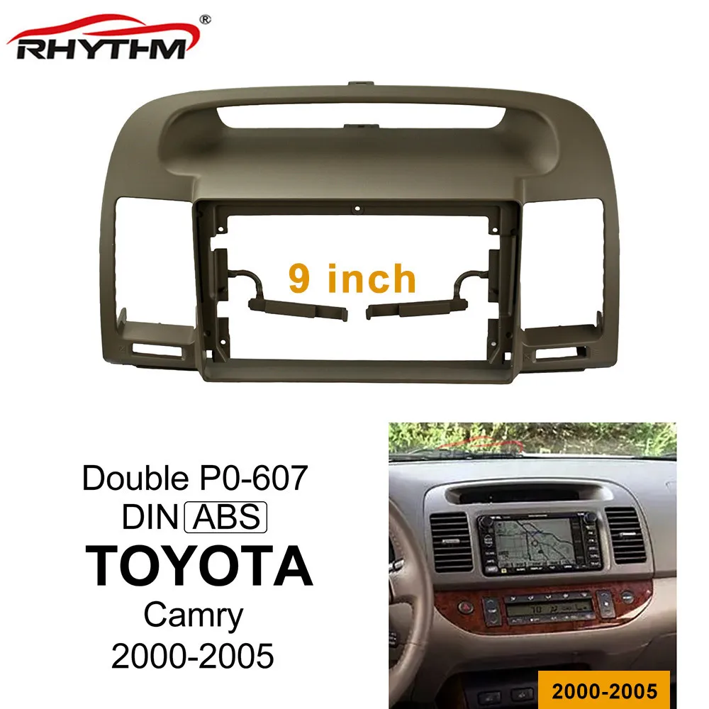 

9 Inch Car Fascia For TOYOTA Camry 2000-2005 Car Accessories Fascias Audio Fitting Adaptor Panel Kits Car DVD Frame Dashboard