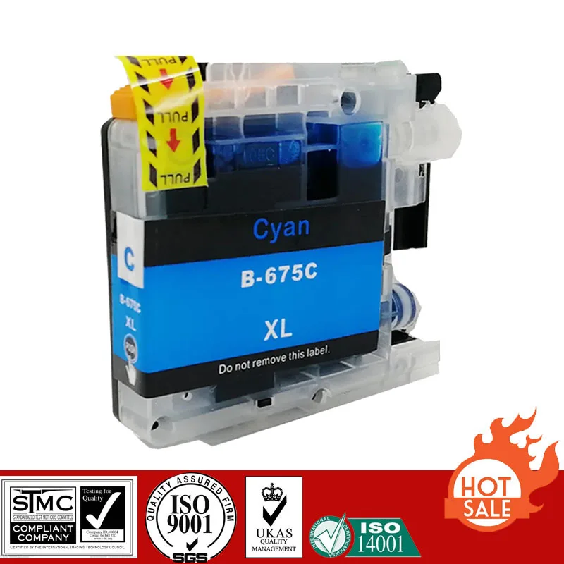 Фото Совместимый картридж для Brother LC679 LC-679 LC675 LC-675 подходит для Brother MFC-J2320/J2720 №5