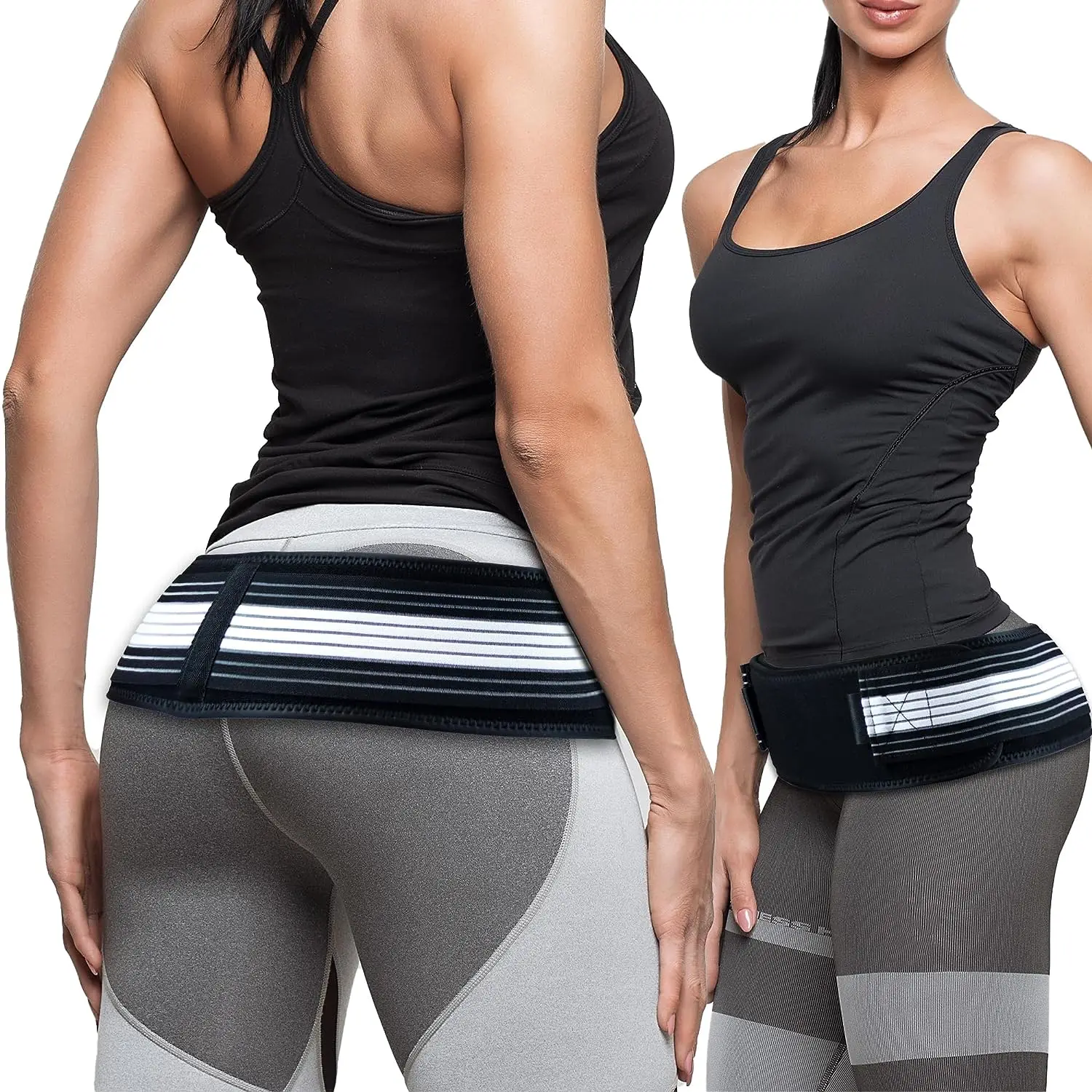 Улучшенный пояс для снятия боли в пояснице и при помощи суставов сакралиака SI