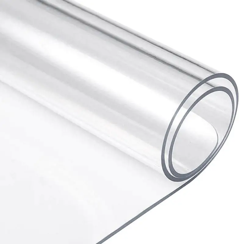 

Waterproof Nonslip PVC Table Cover Clear Protective Desk Mat Versatile Applications Endurable Materials A Variety Of Purposes