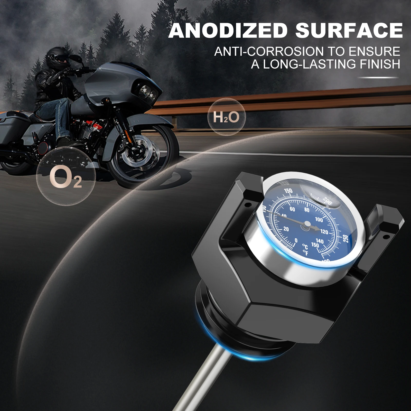 Масляный щуп с термометром для Harley Street Glide FLHX 2017-2024 2023 2022 2021 специальный FLHXS 2017-2023 ST