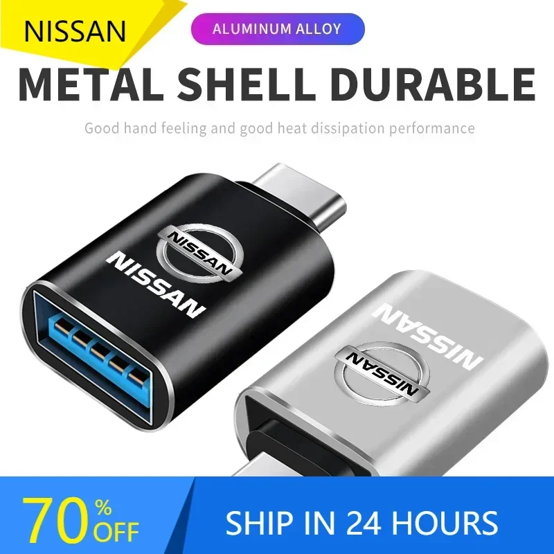 Новинка 2025 года для Nissan T30 T31 автомобильный интерфейс Type-C к USB 3.0 мини-конвертер