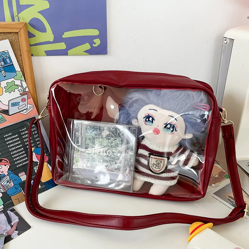 Женская сумка через плечо из искусственной кожи