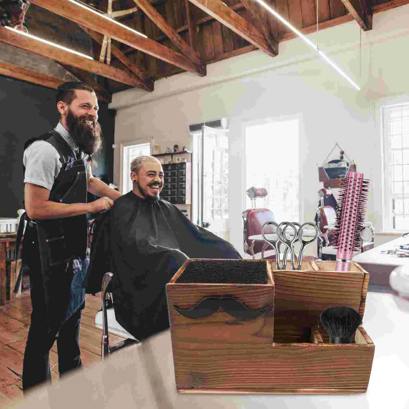 

1Pc Shear Holder for Stylist Scissor Rack Hairdressing Combs Holder Scissor Box Holder Shears Holder Salon Storage Box