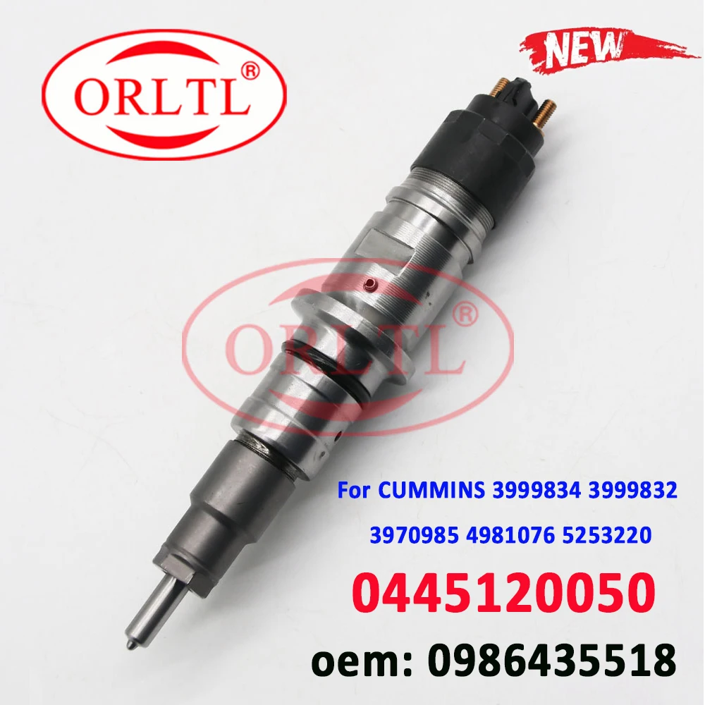 

Дизельный инжектор с общей топливной магистралью ORLTL 0445120050, сопло 0 0986435518 445 050 для Cummins 120 3999834 3999832 3970985