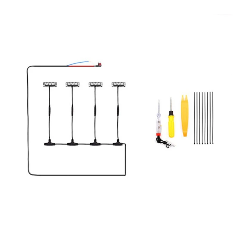 

LED Front Grille Lights for Suzuki Jimny JB64 JB74 2019-2021 Burst Flashing Lamp Daytime Running Light with Switch