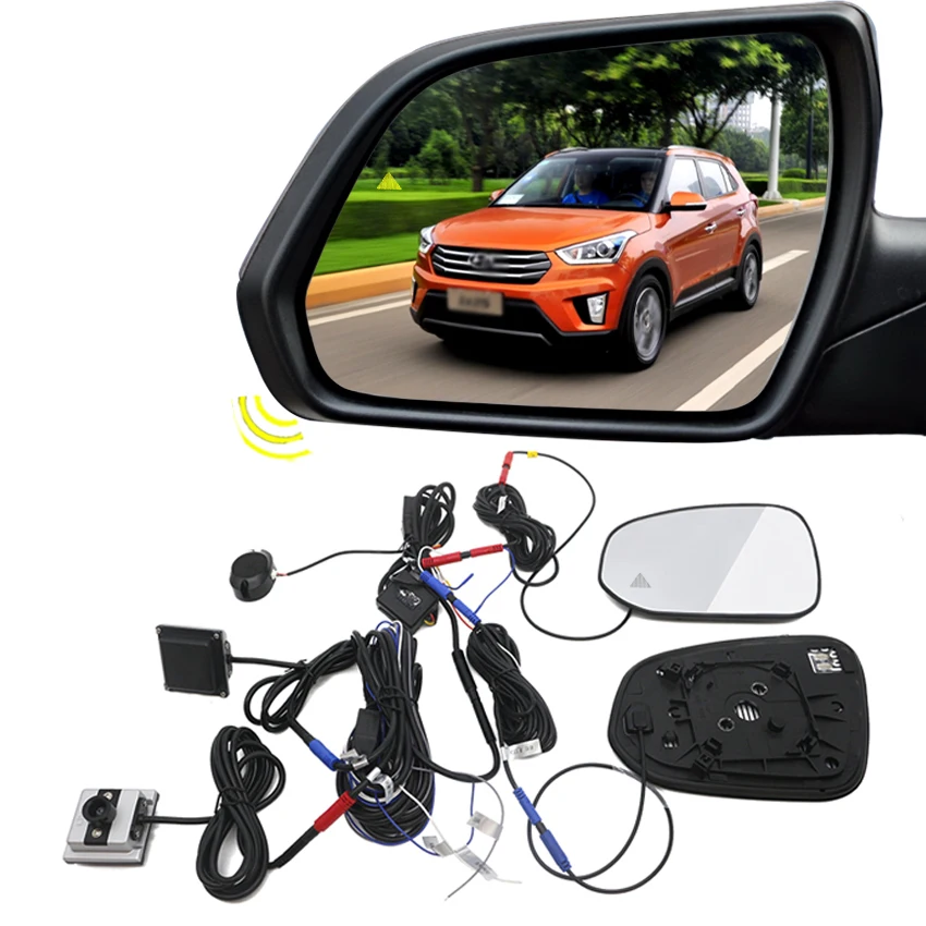 

Система контроля слепых зон на автомобильном зеркале заднего вида BSD BSA BSM Радар для парковки детской полосы изменение полосы для Hyundai IX25 2014-2019