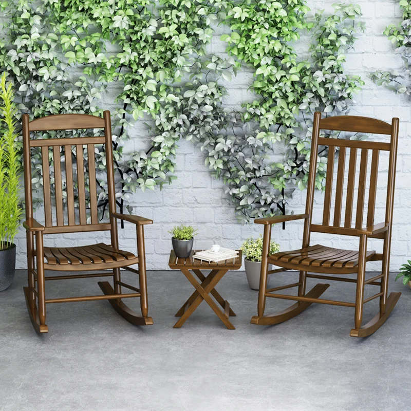 Деревянные стулья для гостиной с высокой спинкой нескользящие коричневые