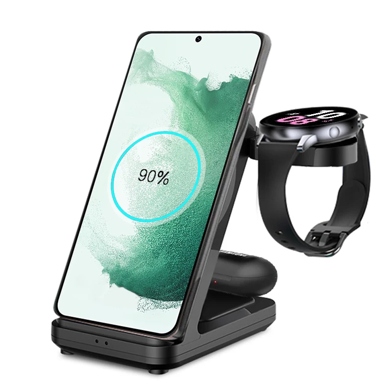 

Беспроводное зарядное устройство 3 в 1 для Galaxy Watch 5/ 5 Pro, 15 Вт