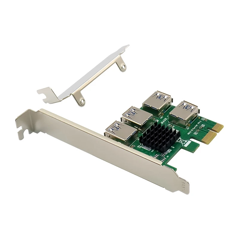 

Usb 3.0 Pcie Expansion Card 1 PCI-E X1 Gen2 to 4 PCI-EX1 Gen2 4 USB3.0 Computer Expansion Card PCI Express Usb Adapter