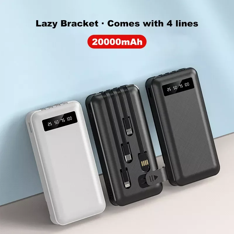 

2023NEW Power Bank 20000mAh Fast Charging External Battery For Iphone 12 13 13Promax 10W Portable Powerbank Induction For Xiaomi