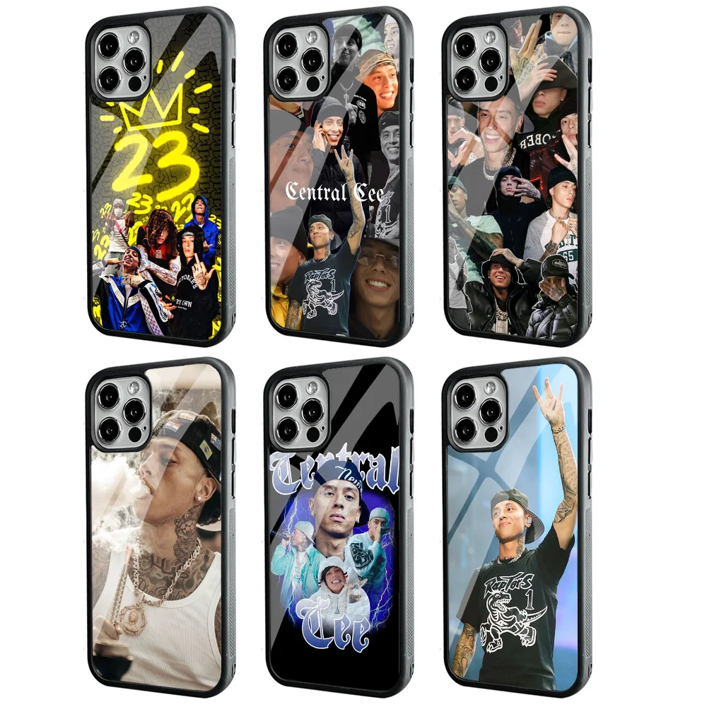 Чехол для телефона UK Drill Rapper Central Cee IPhone 11 12 13 14 15 Plus Pro Max зеркальный акриловый чехол