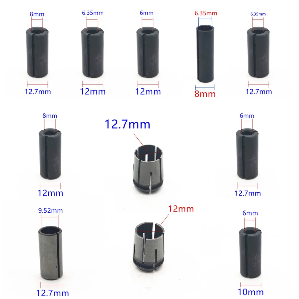 1 шт. зажимной адаптер для гайки роутер Makita 3612 3612T 3612CY 3612C 3600H MT360 MT362 Зажимной патрон