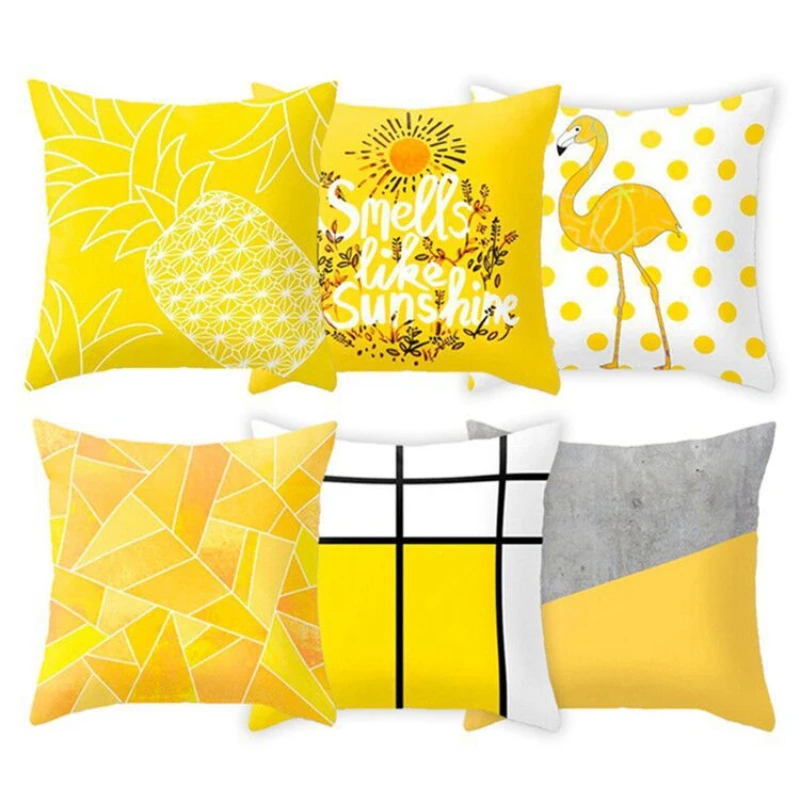 

Geometri Printed Short Plush Pillowcase Living Room Decoration Pillows for Sofa Office Car Pillowcase Home Decor Cushion Cover
