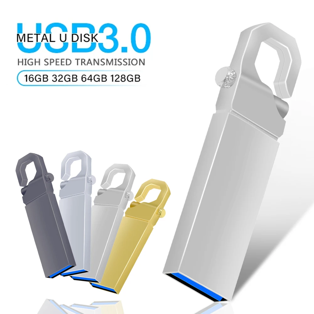 

Usb-флеш-накопитель металлический, 128/64/32/16/8/4 ГБ