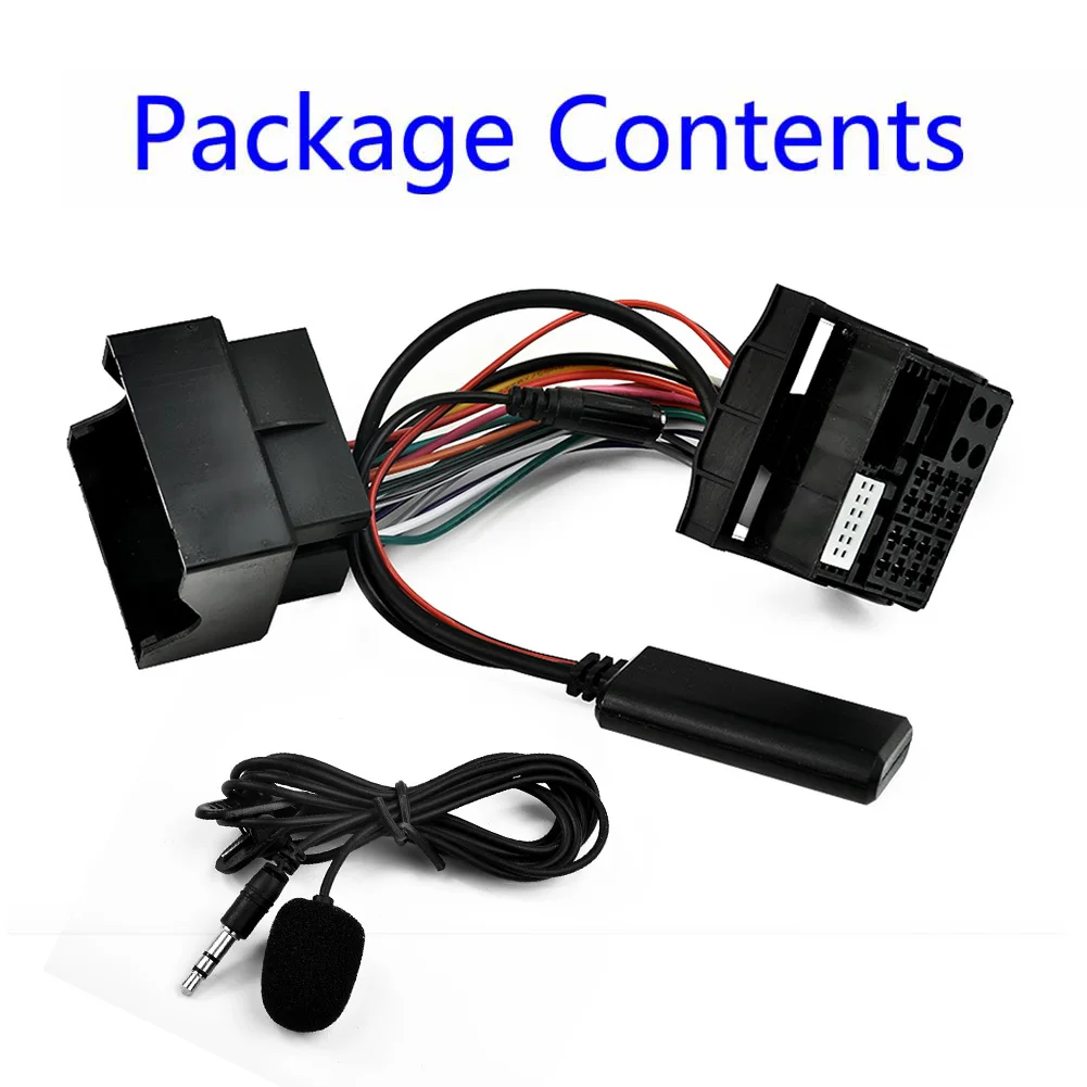 

5-12V Bluetooth Cable Adapter For RNS-300/310/315/510 W/ Microphone AUX Receiver Accessories For RCD-210/310 Module Parts Radio