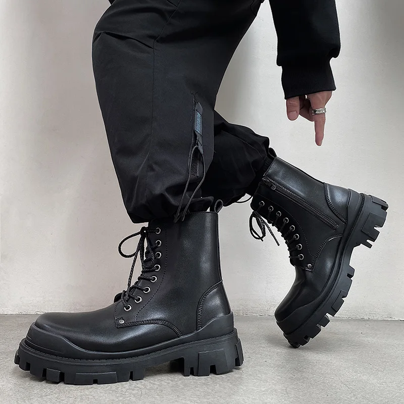 

Роскошные Брендовые мужские и женские ботинки большого размера 35-44, женские мотоциклетные ботильоны, дизайнерские ботинки на платформе