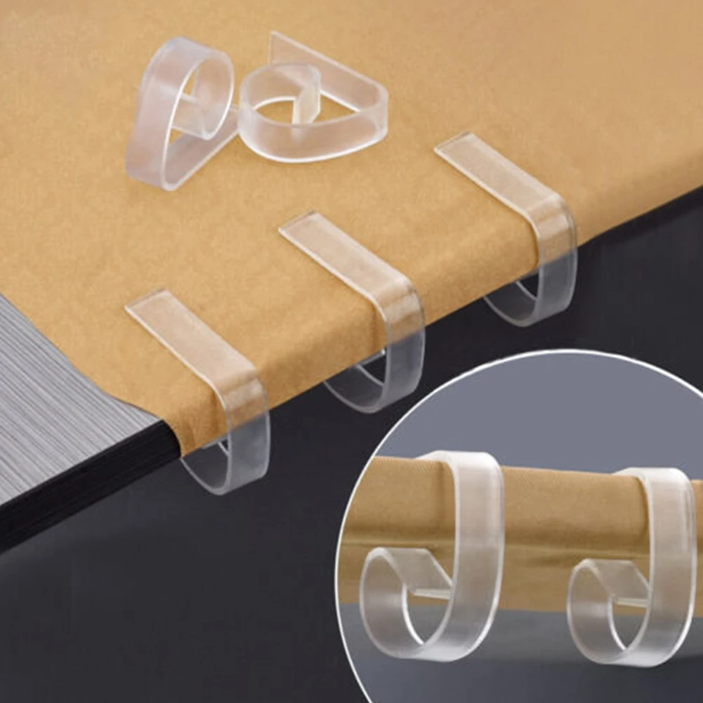 

12 Pcs Tablecloth Clips Table Cloth Cover Skirt Clip Clamp Plastic BBQ Holder For Wedding Outdoor Party Decoration Home Supplies