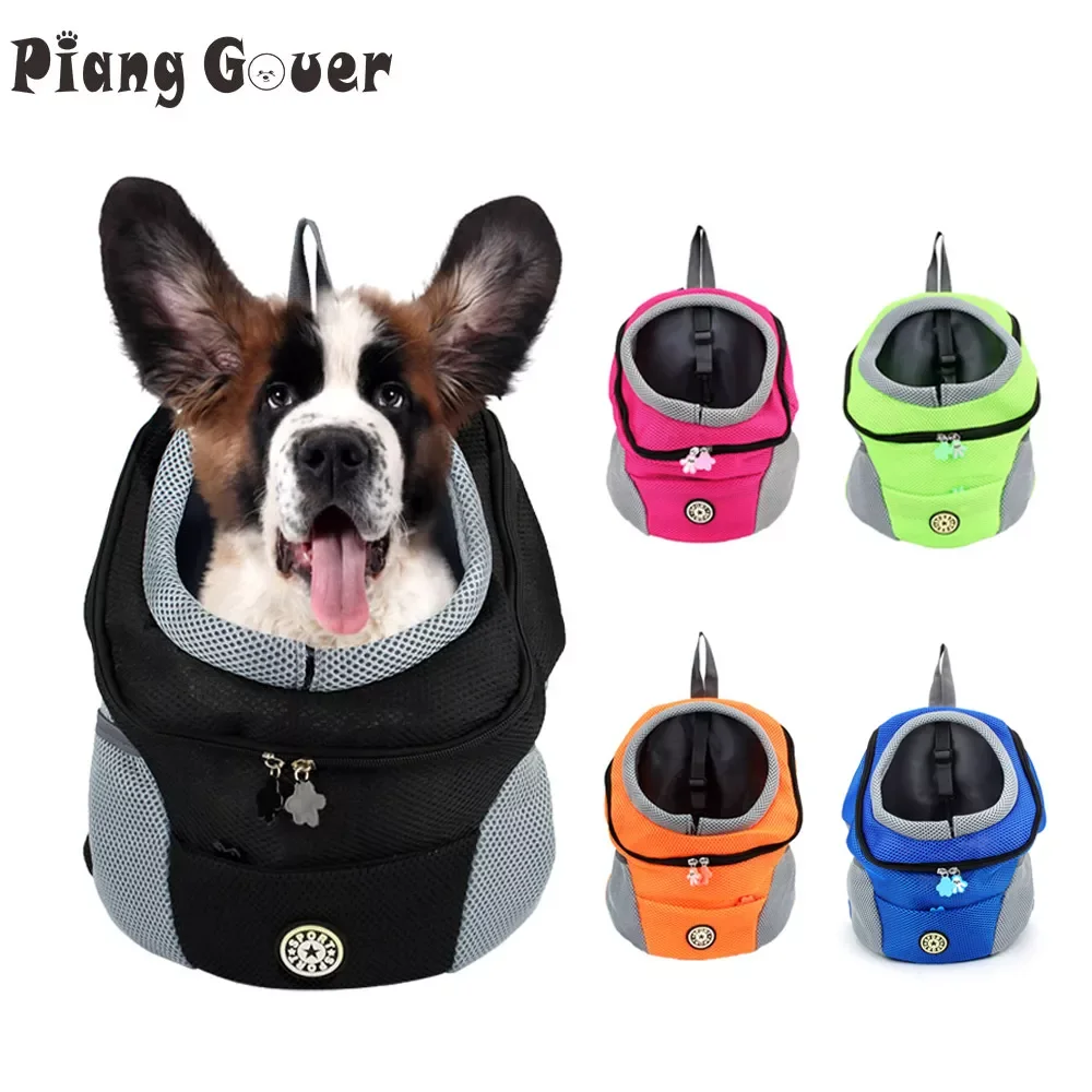 

Pet Backpack Big Dog Carrier Bag Breathable Carrying Mesh Bag Casual Outdoor Travel Small Dog Backpacks For Cat