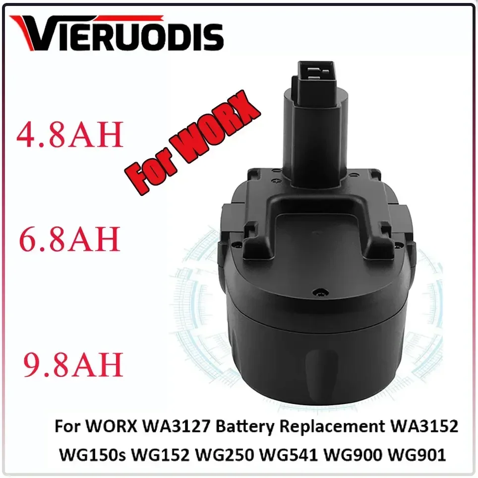 Для WORX WA3127 18 В Ni-MH 4 8 Ач 6 9 Замена аккумулятора WA3152 WG250 WG150s WG152 WG541 WG900 WG901