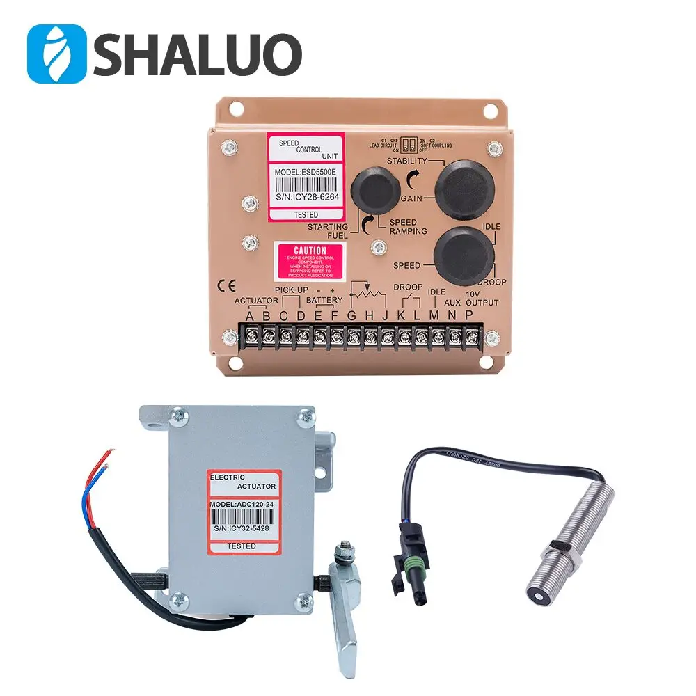 

Diesel generator ADC120 12V 24V Sensor 3034572 Speed Controller Governor Control Unit ESD5500E Electric linear Actuator