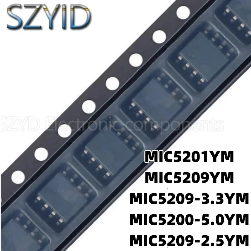 

1PCS SOP8-MIC5201YM MIC5209YM MIC5209-3.3YM MIC5200-5.0YM MIC5209-2.5YM