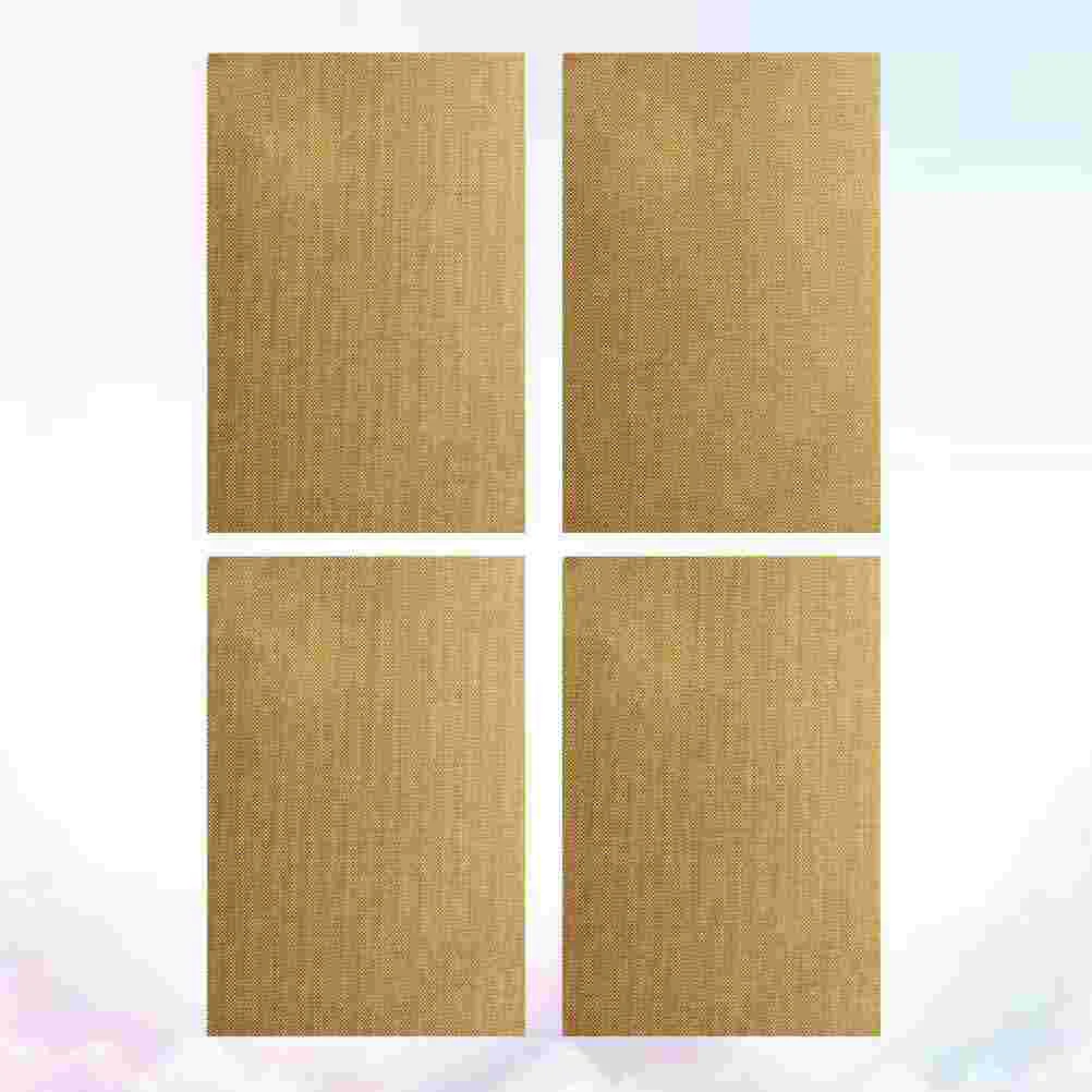 

4 Pcs Heat-Resistant Mat Woven Placemats Bowl Mat Heat Proof Pads Square Placemats Table Mat Dishes Mat Bowl Mat