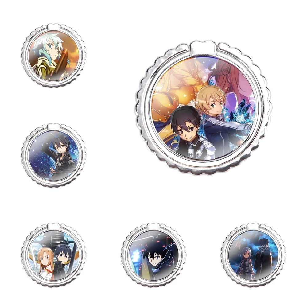 Меч искусство онлайн Мода Мультфильм Креативный дизайн телефон кольцо держатель