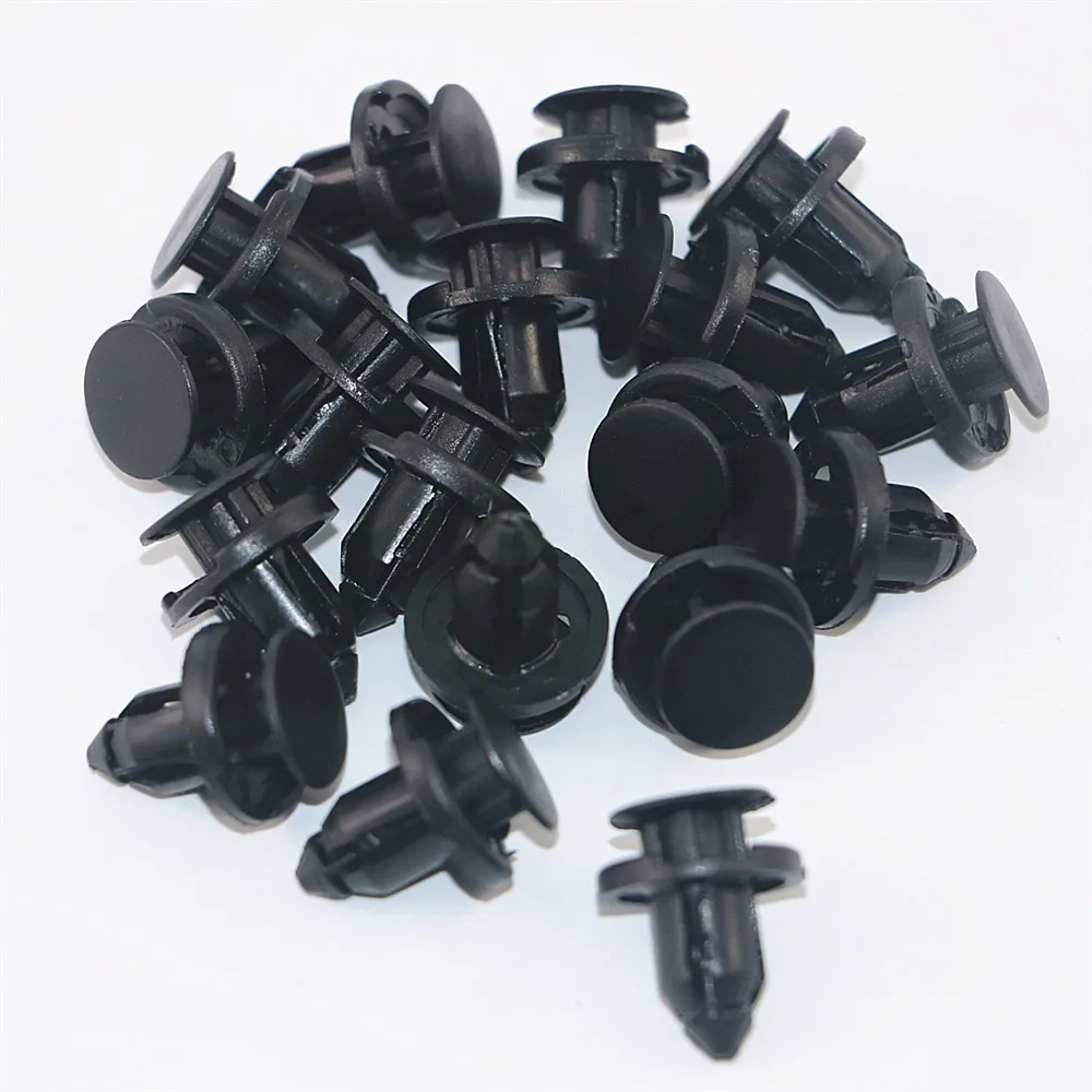 

10/20/50pcs 8mm Auto Fasteners Rivets Clips Car Bumper Door Panel Fender Liner Clips Retainer for Mitsubishi Honda Nissan
