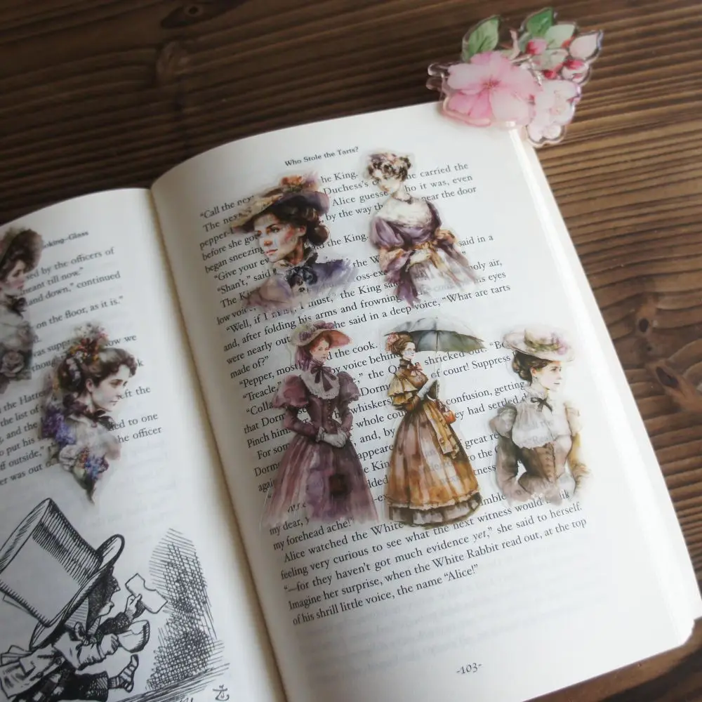 Наклейки из ПВХ в романтическом стиле с надписью Love Stories 28 шт.