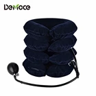 Подушка для поддержки шеи надувная воздушная Шейная подушка для шеи тяговое устройство для снятия стресса Массажная подушка для шеи