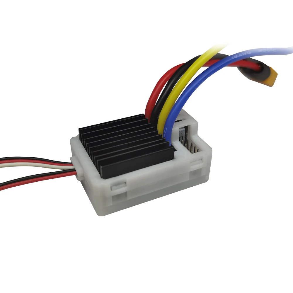 

Radiolink Waterproof Brushed ESC COOL 9030 90A Speed Controller with 5.5V/3A 7.5V/3A BEC for Traxxas SCX10 HSP for Cars & Boats