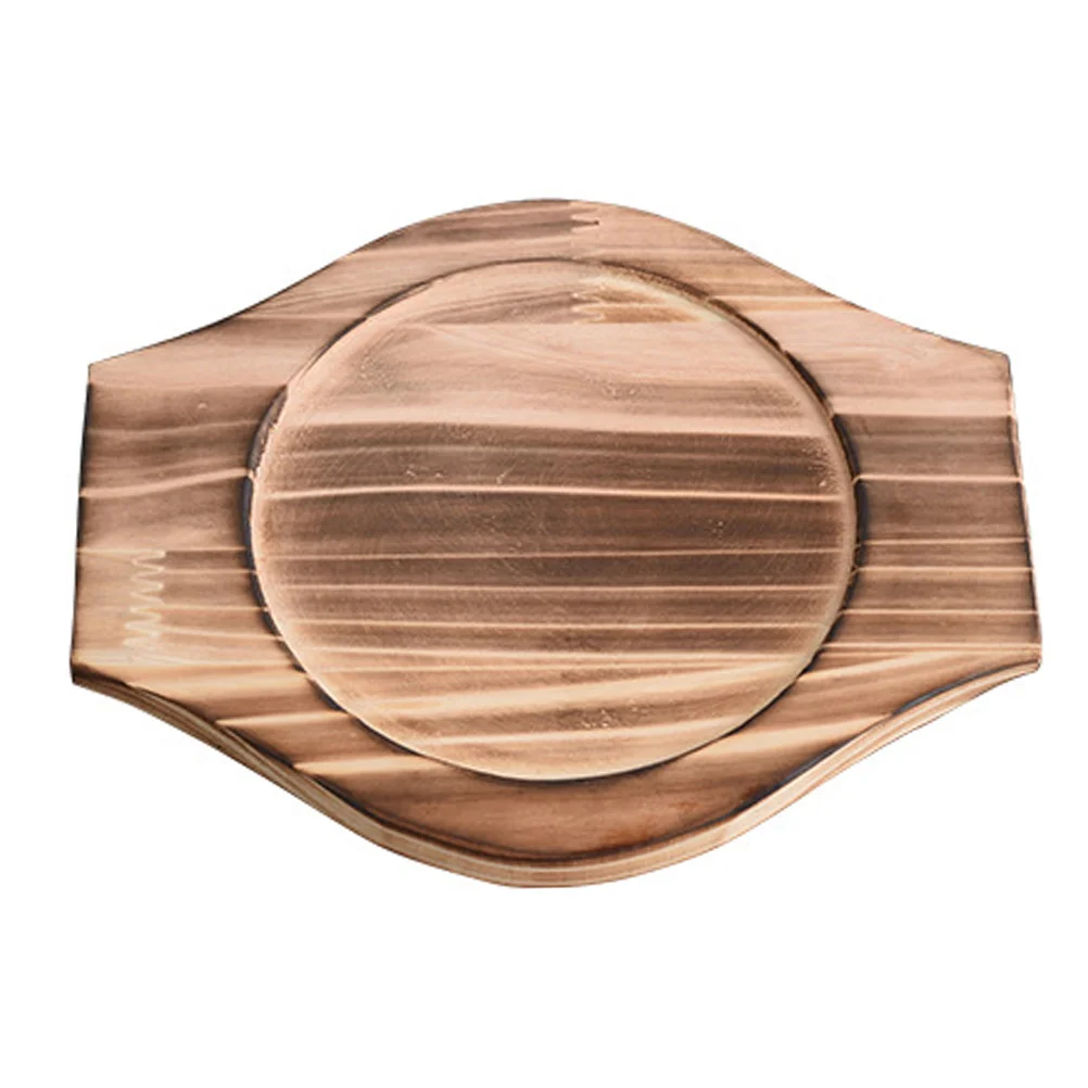 

Bowl Trivet Pot Wood Stone Hot Mat Wooden Casserole Dolsot Base Koreanholder Tray Dish Bibimbap Underliner Pan Iron Cast Trivets