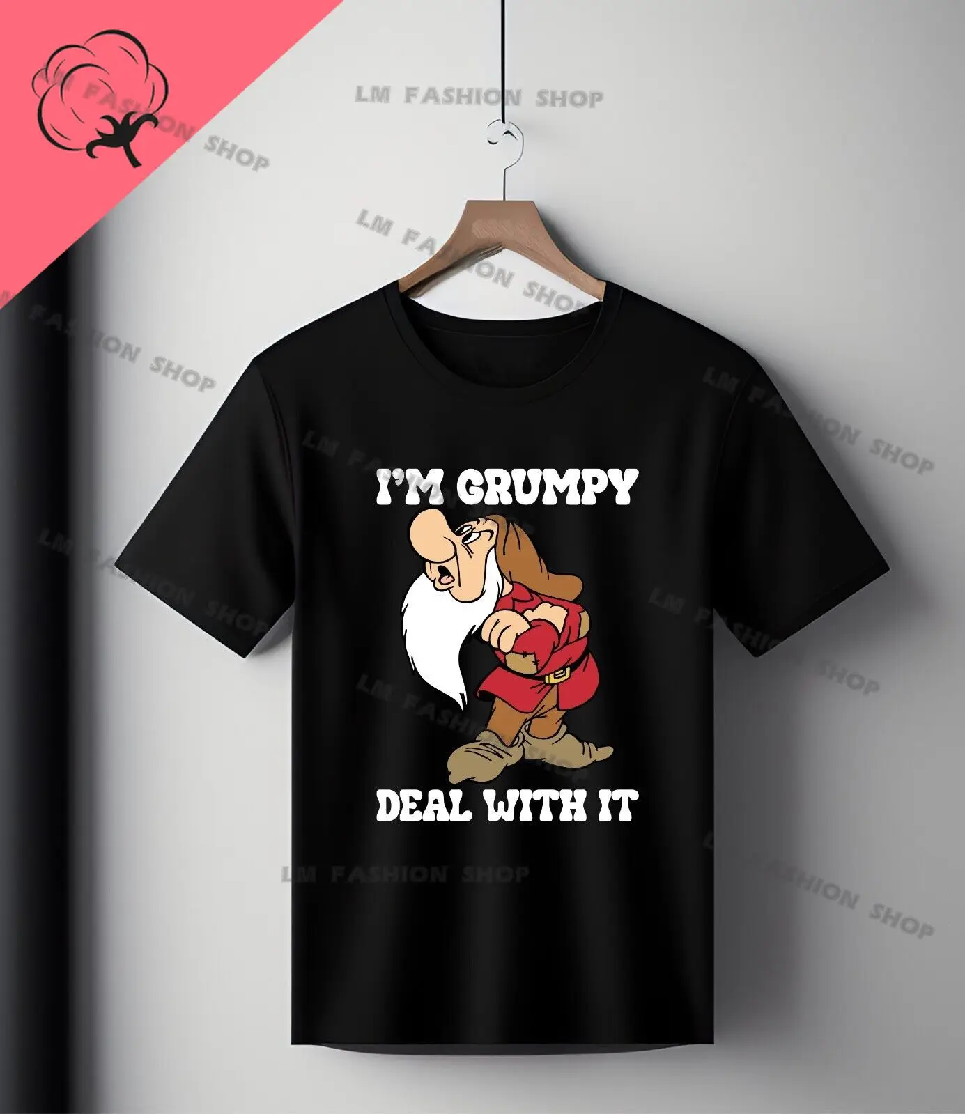 Футболка Grumpy забавная женская и мужская одежда хлопковая футболка с принтом