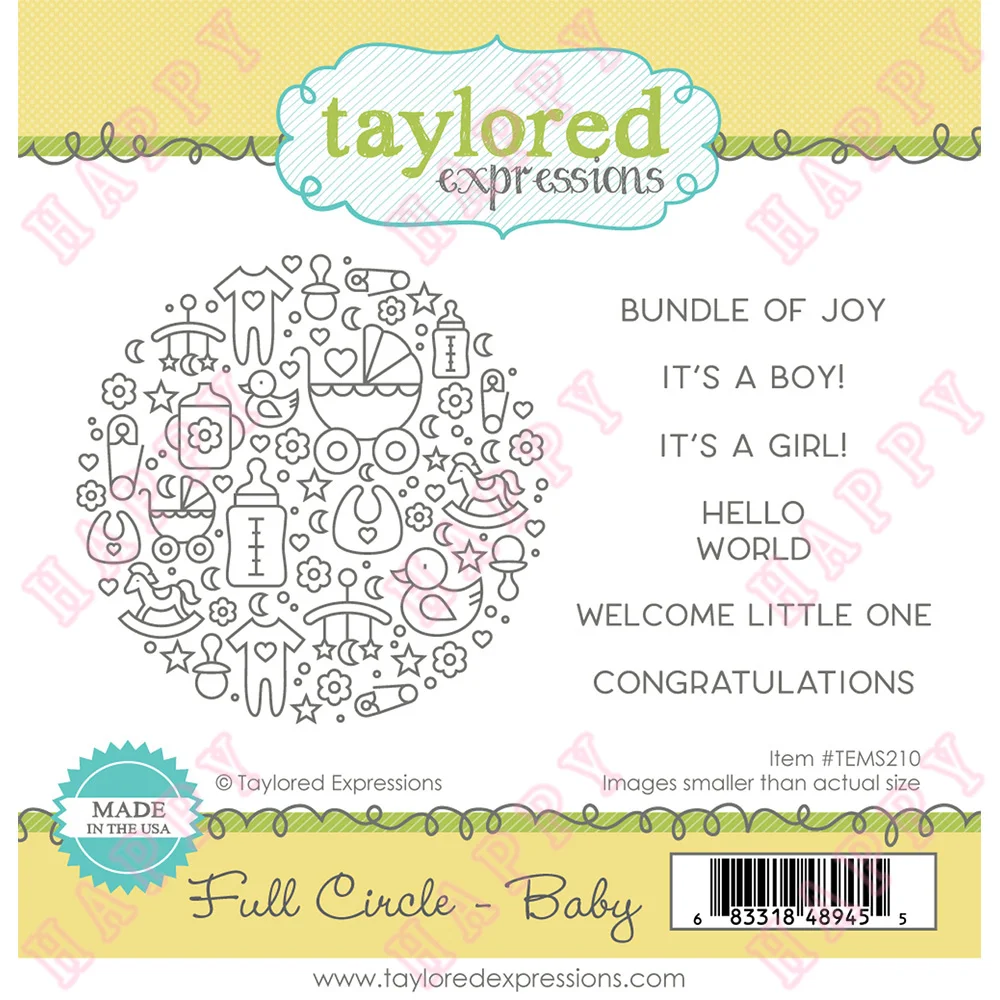 

2022 New Arrival Full Circle - Baby Cutting Stamps Scrapbook Diary Diy Decoration Manual Template Greeting Embossing Card Molds