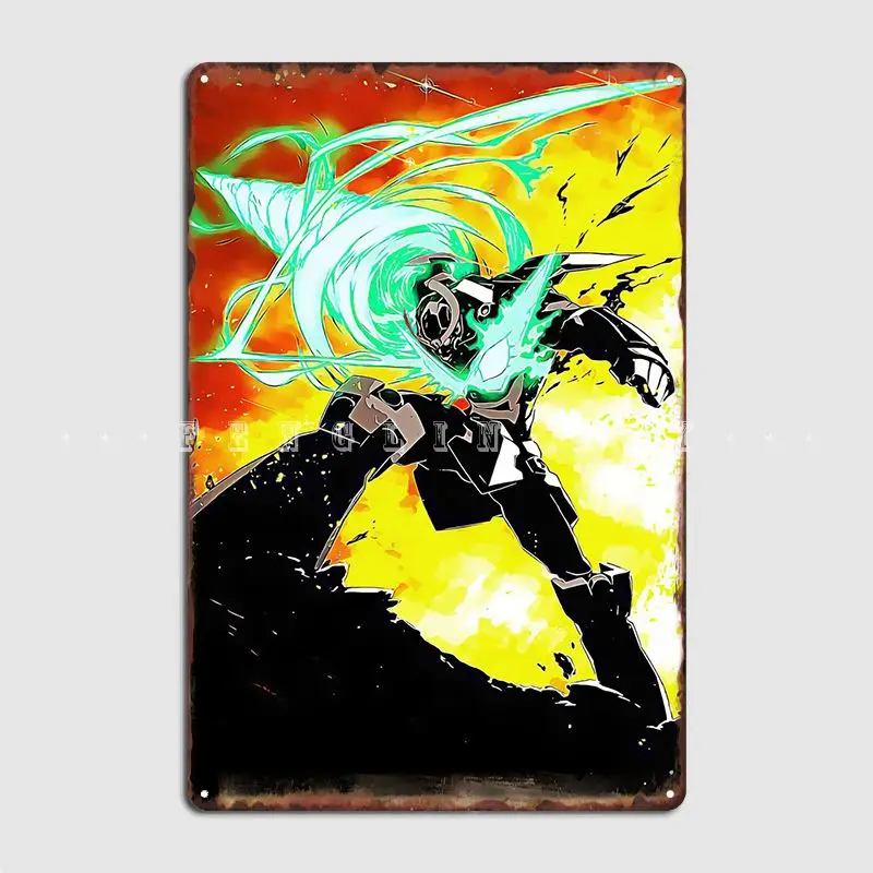 

Gurren Lagann Metal Sign Cinema Garage Kitchen Plaques Classic Tin Sign Poster