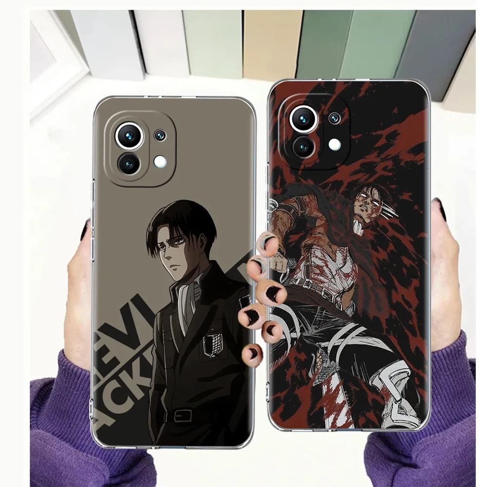 

Attack On Titan Anime Case for Xiaomi Poco F3 X3 X4 GT NFC M3 Mi 9T 11 Ultra 11X 11i Note 10T Pro Lite 5G Soft Transparent Cover