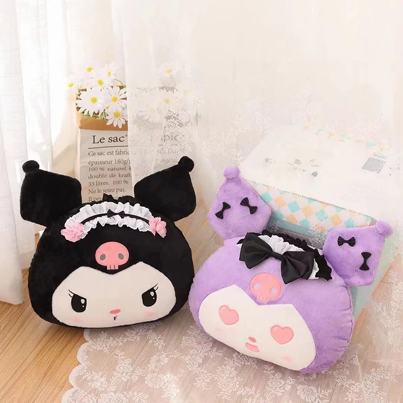 

New Oversized Kuromi Melody Pillow Cushion Anime Cartoon Plushie Doll Girlfriend Birthday Present Sanrio Plush Toys Kawaii Gifts