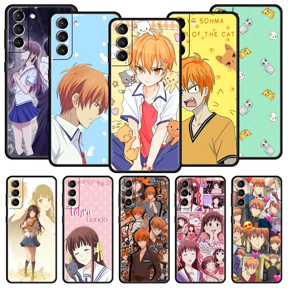 

Fruits Basket Kyo Sohma Quality Phone Case For Samsung Galaxy S22 S20 FE S10 Plus S21 Ultra 5G S10E S9 S8 Note 10 Lite 20 Cover