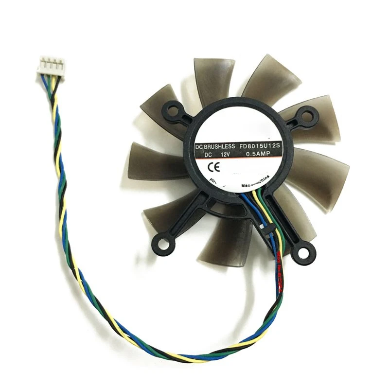 

FD8015U12S DC12V 0.5AMP 4PIN Cooler Fan For GTX 560 GTX550Ti HD7850 Graphics Video Card Cooling Fans
