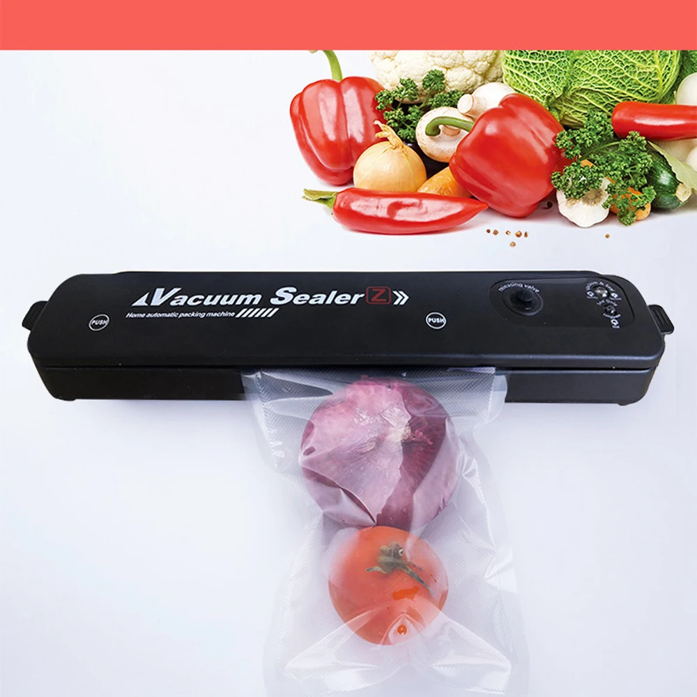 220V/110V Best Electric Vacuum Sealer Machine Automatic Food Vacuum With 10pcs Food Saver Bags Household Fresh Packaging Machine