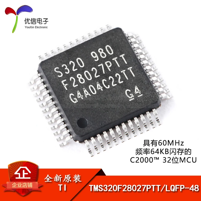 

Original stock TMS320F28027PTT LQFP-48 C2000 C28x Piccolo 32-MCU