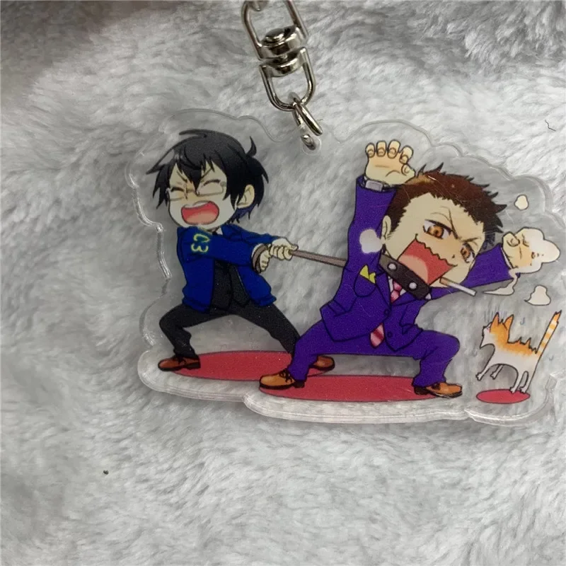 Брелок в стиле аниме Kagari Shuusei Kougami Shinya акриловый брелок для ключей ремешок фигурка
