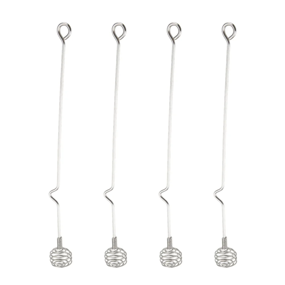 

4Pcs Honey Sticks Honey Mixing Scoops Honey Whisking Rods Household Honey Wands Supplies