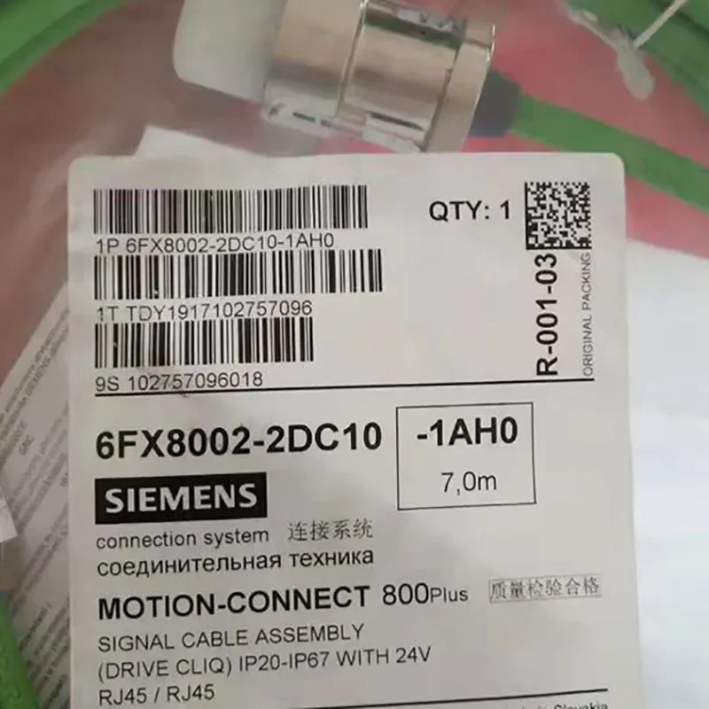 6FX8002-2DC10-1AH0 соединительный разъем сигнальной линии кабель кодера RJ45 для Siemens