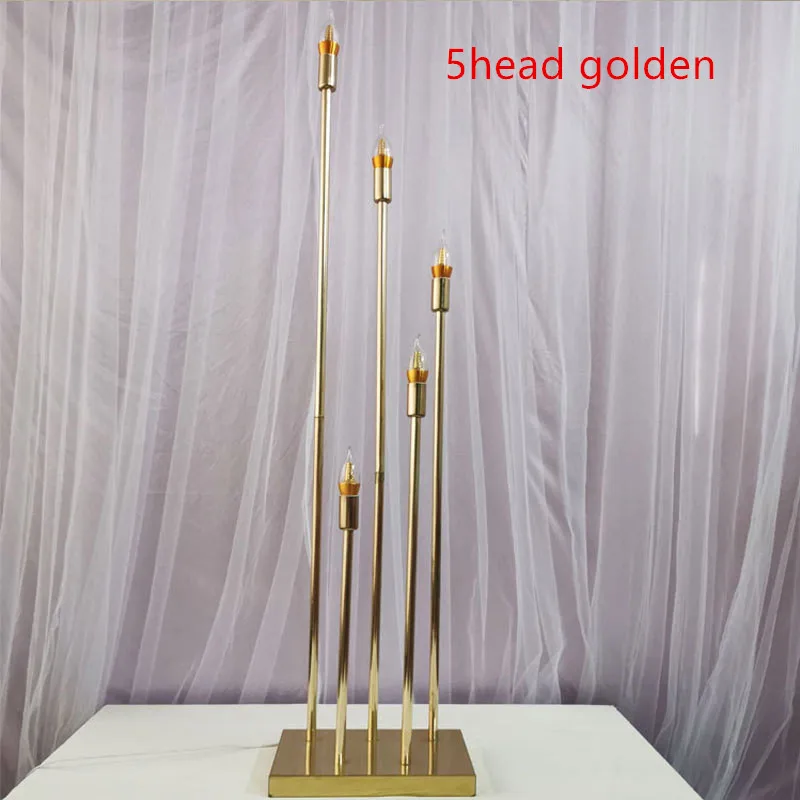 

Золотистые/Серебристые тростники, свадебные реквизиты, рождественские украшения для дома, высокий электронный подсвечник