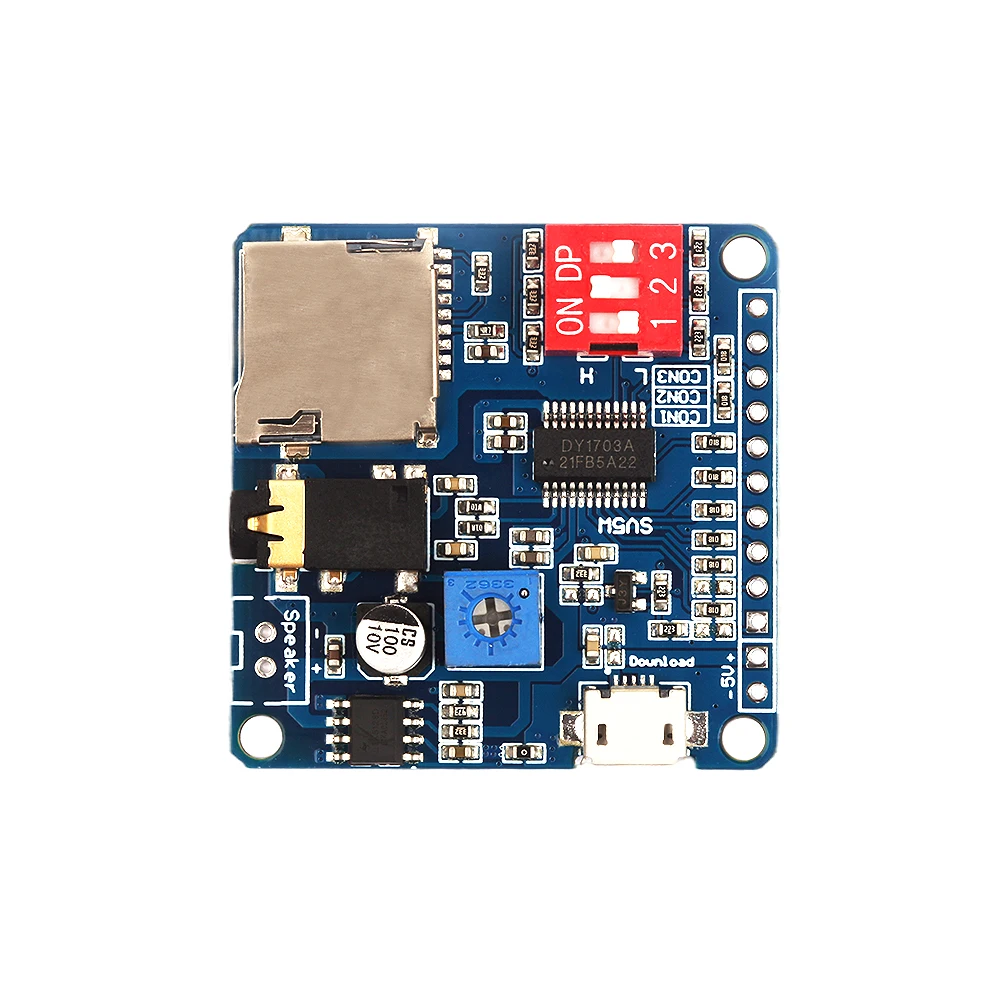 Модуль воспроизведения голоса DY-SV5W MP3 Плата модуля WAV декодирование триггера